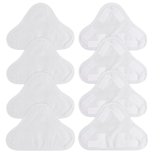 Sgizoku Steam Mop Pads for H2O X5 Steam Cleaners Replacement Microfibre Pad - 8 Pack Washable Cleaner Cover Cloths for H20 x5 Floor Cleaning Covers
