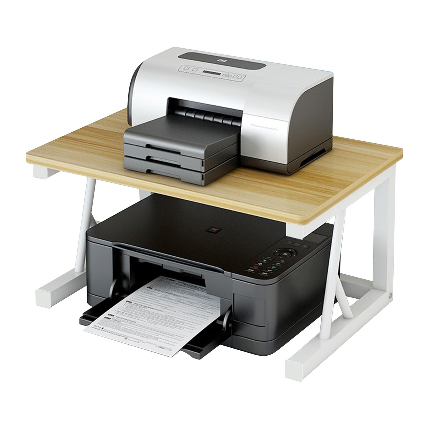 Desktop Printer Stand Holder,2 Tier Multi- Purpose Desk Organizer Storage