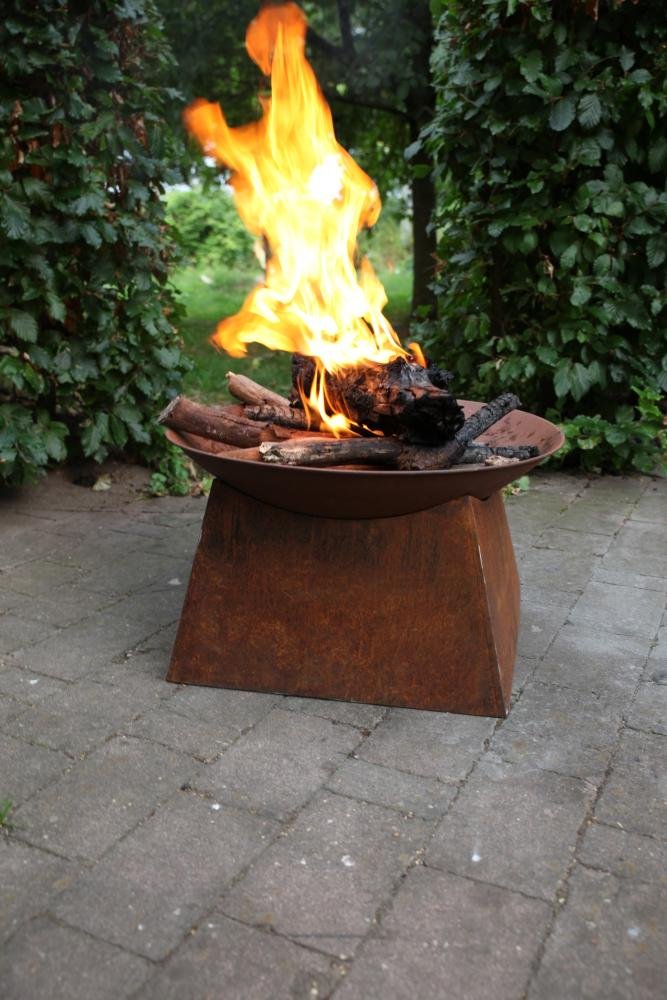Esschert Design FF149 Rust Fire Bowl, white, 13.0 in*22.0 in*22.0 in