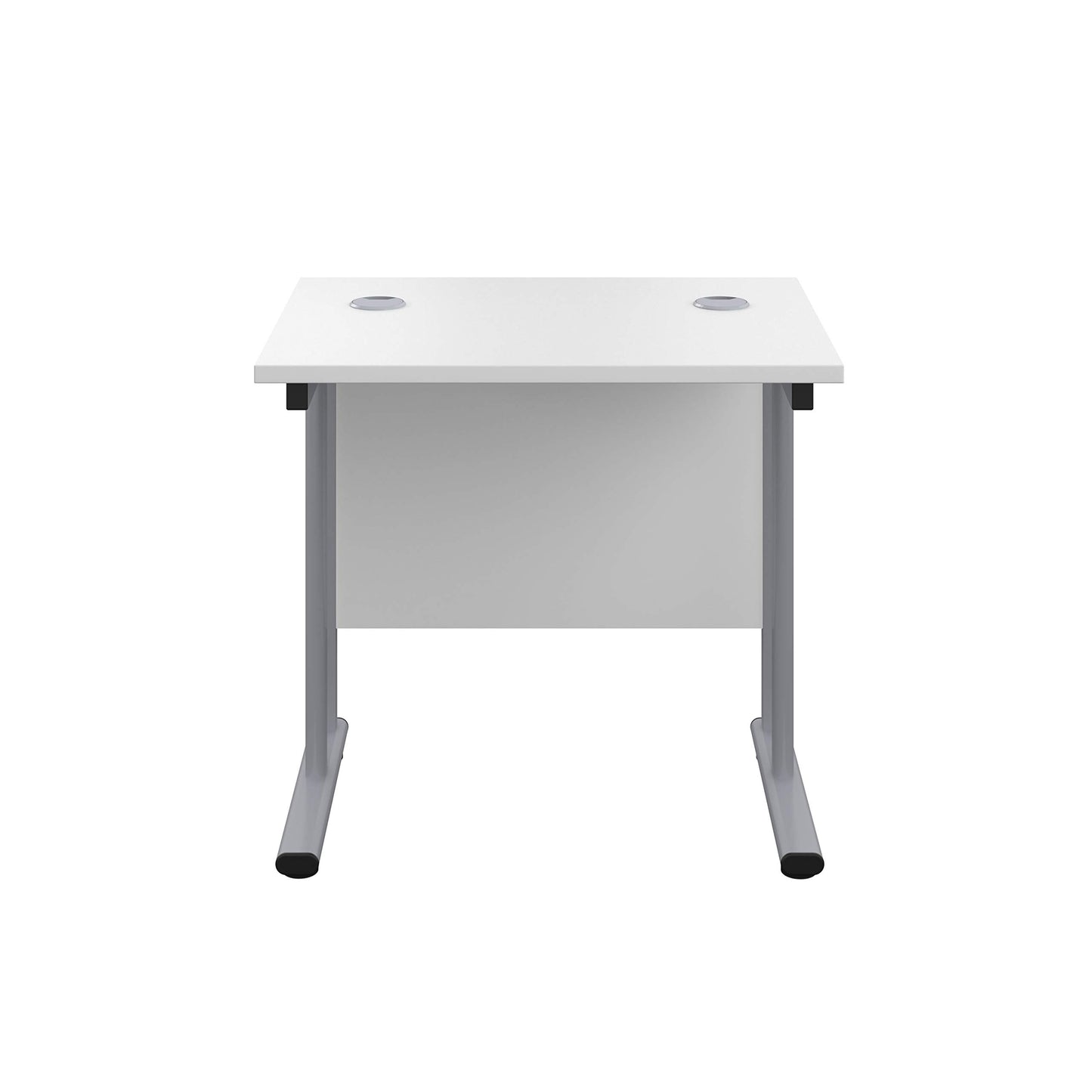 Office Hippo Heavy Duty Rectangular Cantilever Office Desk, Home Office Desk, Office Table, Integrated Cable Ports, PC Desk For Office or Home