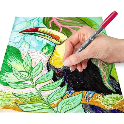 STAEDTLER 371 C60 Pigment Arts Brush Pen - Assorted Colours (Pack of 60)