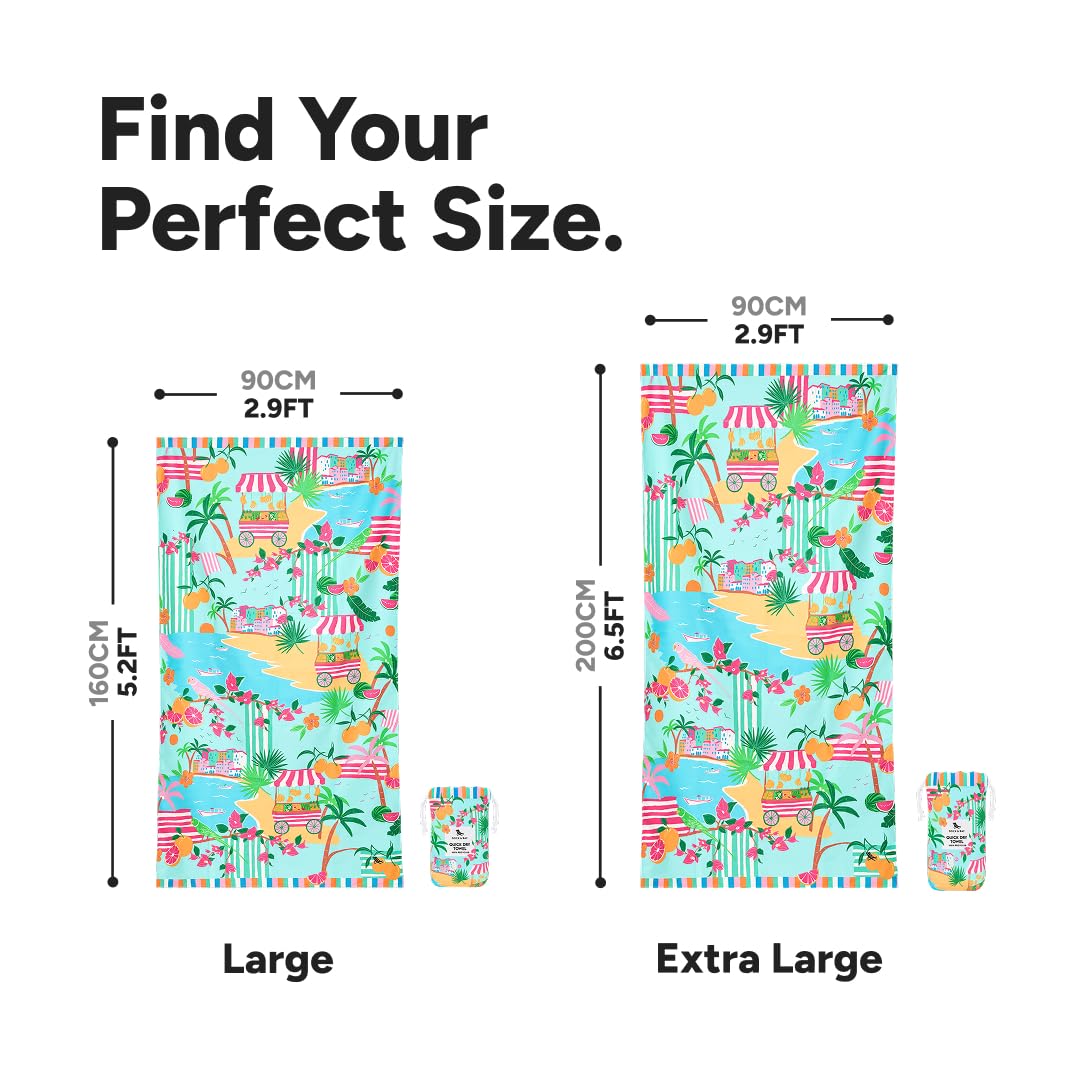 Dock & Bay Quick Dry Beach Towel - Sweet Escape, Large