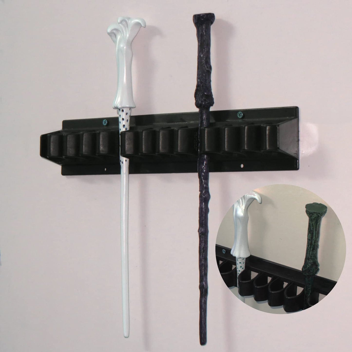 AUXPhome Holder Display Stand/Plastic Bracket Rack for 10 - Wand Collection , Wand Stand Display, Wand Holder Decoration （No Wand）