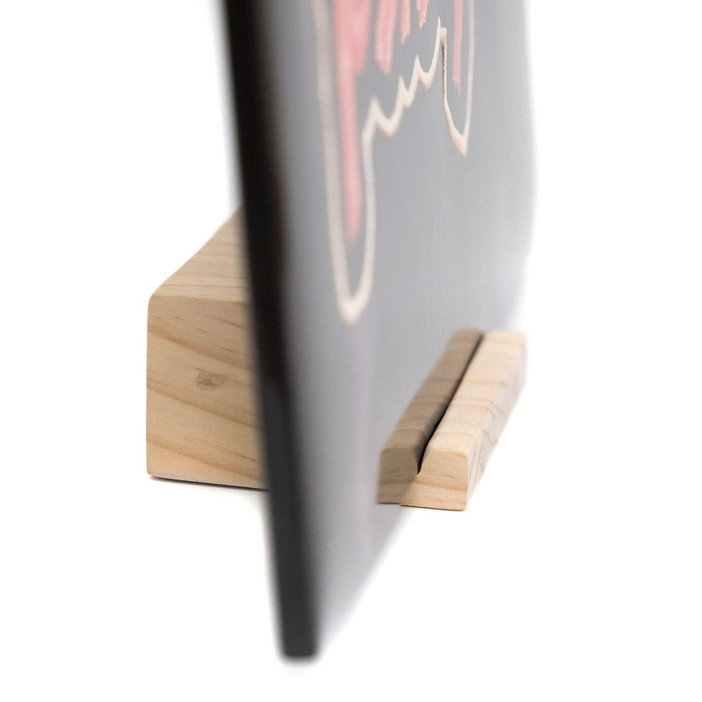 KAIU Vinyl Record Stand - Now Playing Album Display Holder for LPs - Minimalist Tabletop Shelf, Compatible with All Records - Home & Studio Decor