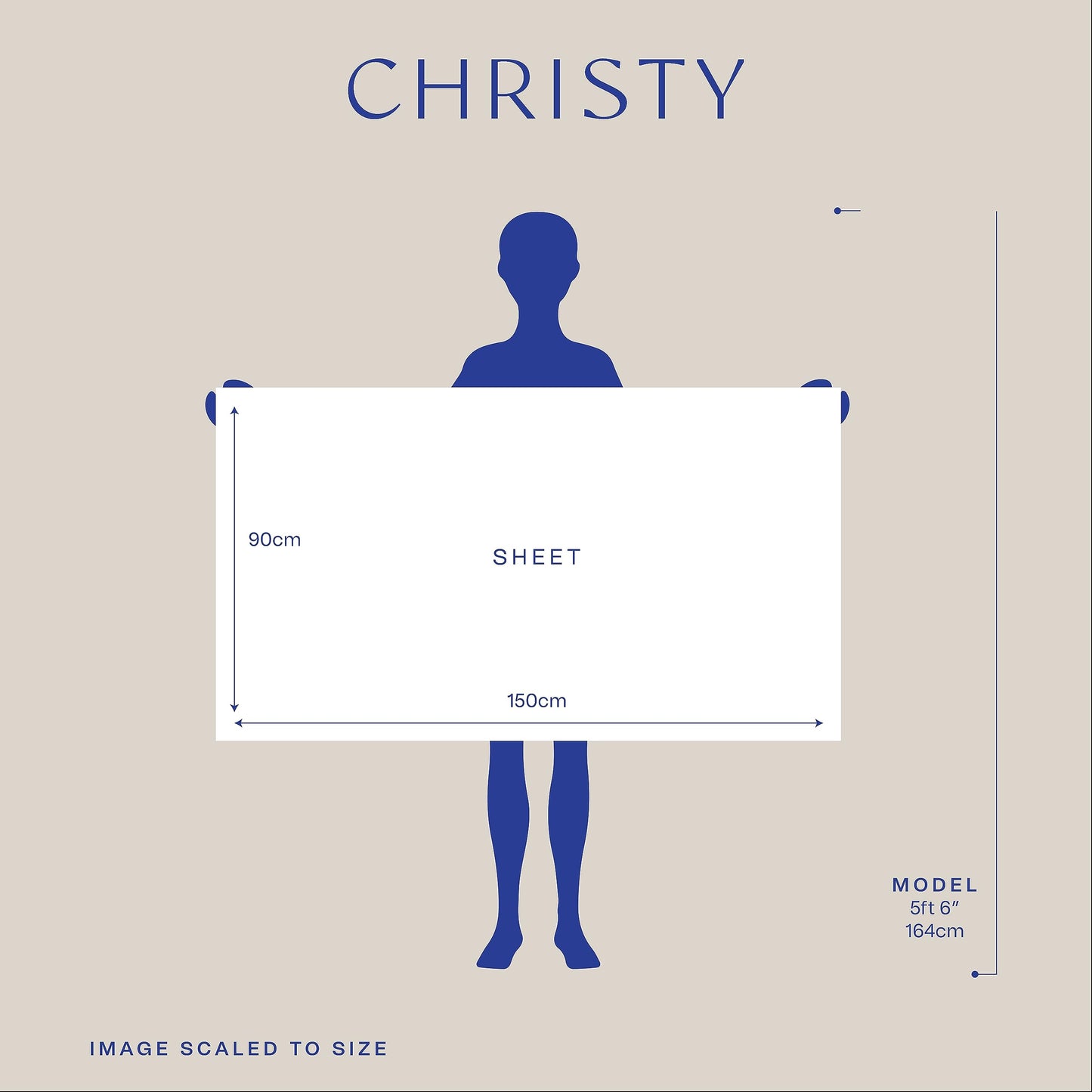 Christy Antalya Large Bath Sheets | Set of 2 | 100% Turkish Cotton | 600GSM | Soft Plush Luxury Bath Towels | 90cm x 150cm | Quick Dry | Denim Blue