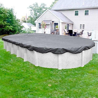 Robelle 301218-4 Pool Cover for Winter, Ultra, 12 x 18 ft Above Ground Pools