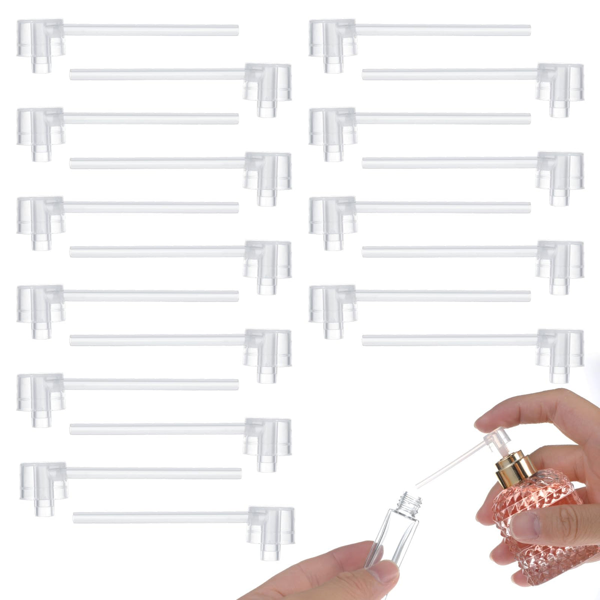 30 Pcs Perfume Refill Pumps with Leak-Proof Design, Dispenser Pumps Transfer Tool for Toners Conditioning Water