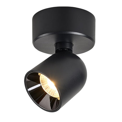 Budbuddy 12W LED Ceiling Spotlights Rotatable Wall Spotlights Swivel Black Wall Spotlamps Modern Indoor Wall Light for Corridor Living Room Office