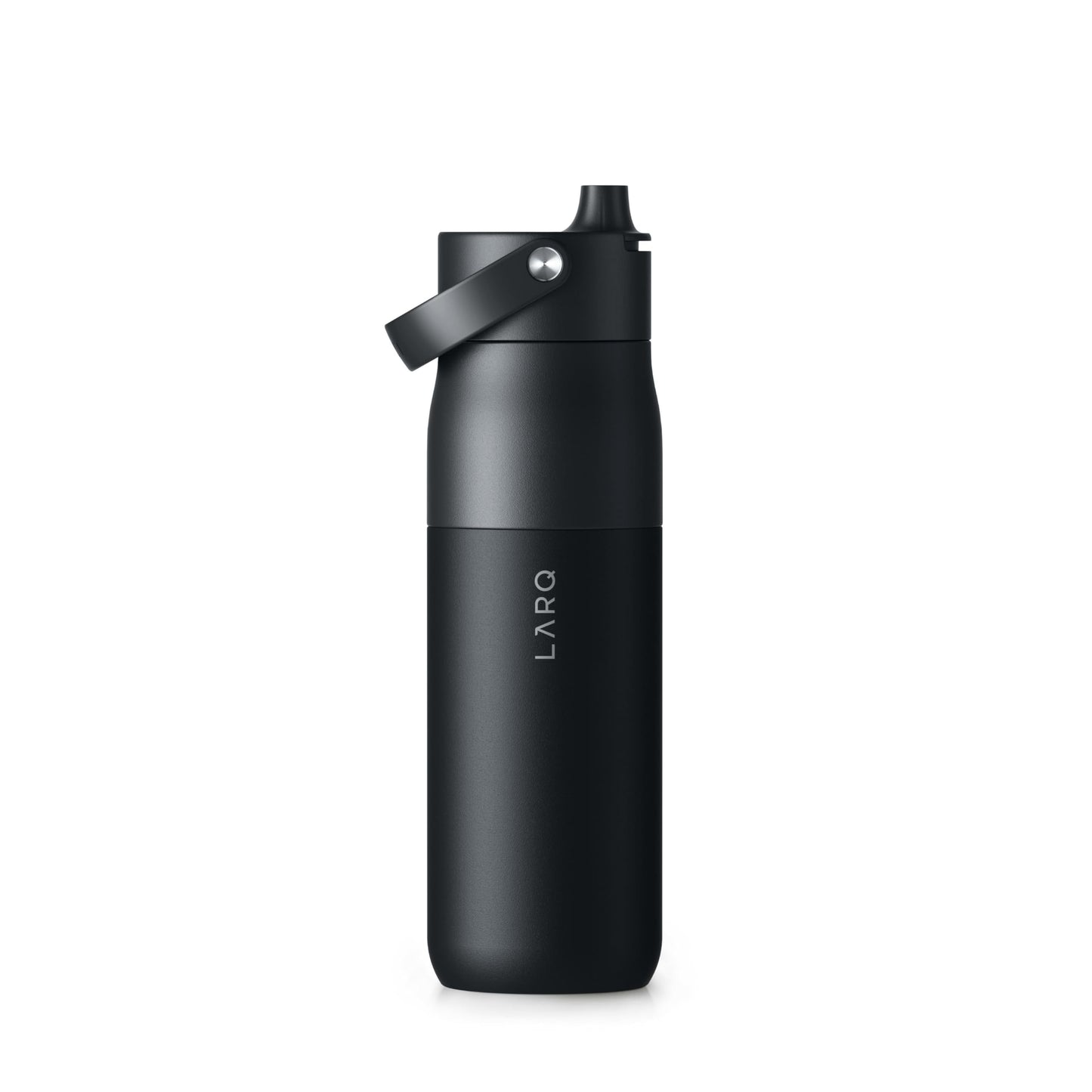 LARQ Bottle Swig Top 34oz - Insulated Stainless Steel Water Bottle with Built-in Silicone Handle | Thermos, BPA Free | Reusable Water Bottle for