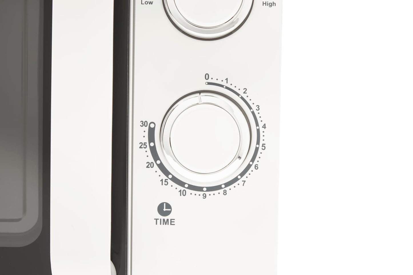 Haden 20L White Microwave - 800W Compact Countertop Microwave Oven with 6 Power Levels, 30-Min Timer & Defrost Function  Perfect for Kitchens, Dorms,