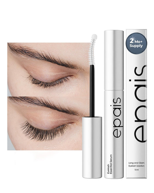 EPAIS Essential Eyelash Growth Serum, Jumbo Size, 15ml, Safe and Gentle Care, Nutrient Formula for Longer, Thick & Strong in 2 Weeks, Peptides, Biotin