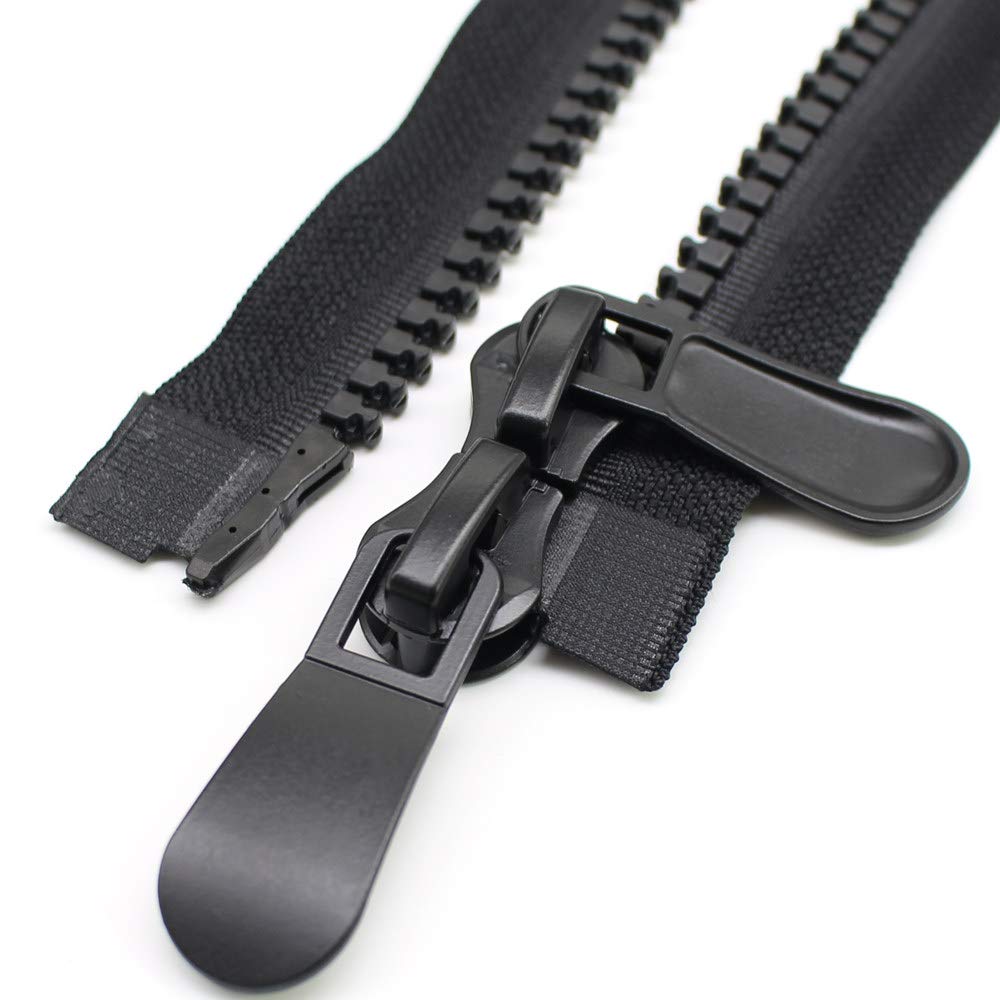 YaHoGa 200 cm #15 Large Plastic Zip 2 Way Separable 11 mm