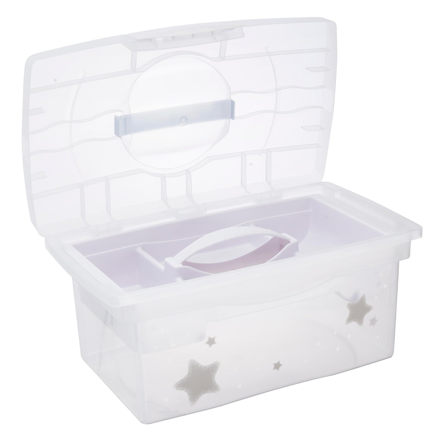 keeeper Stars Traveller, Organiser storage box with lid, Patryk, Nordic White (White)