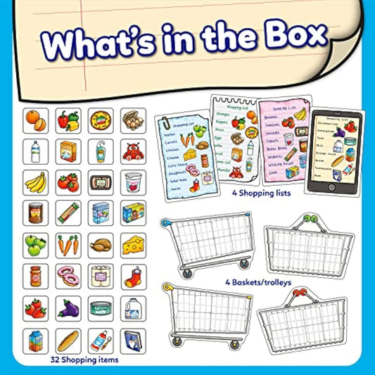 Orchard Toys Shopping List Memory Game - Matching and Memory Games for 3 Year Olds and Up - Kids Educational Toys and Learning Games - Children and Toddler Board Games Ages 3 to 7-2 to 4 Players