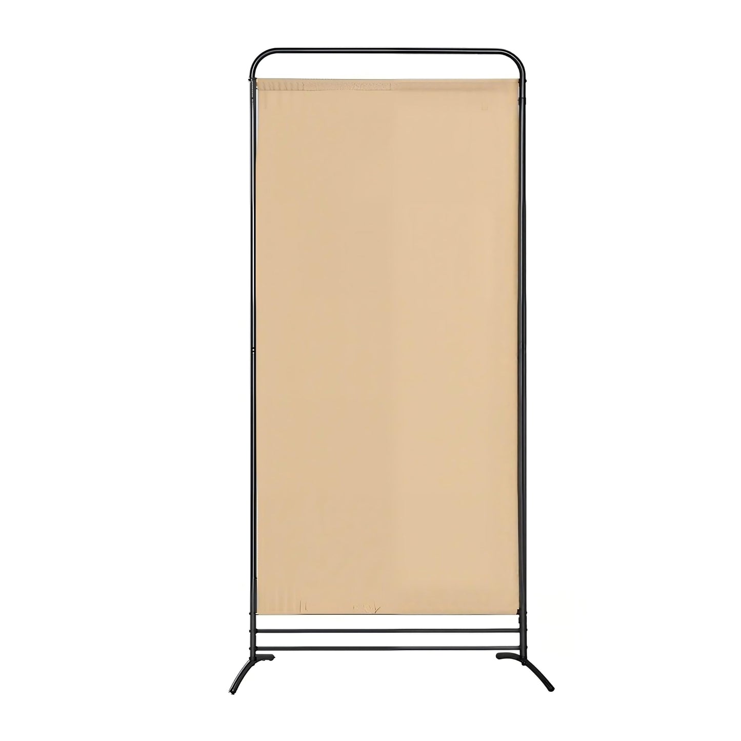 Angel Living 1 Panel Room Divider, Privacy Screen Composed of Polyester Fabric and Sturdy Iron Frame