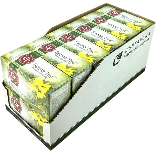 Premium Senna Leaves and Fruit Laxative with Herbal Chinese Diet Asian Slim Tea for Constipation Relief and Colon Cleanse - GT Fruits & Herbs (12