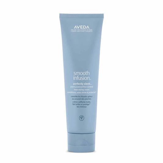 Aveda Smooth Infusion Perfectly Sleek | Heat-Activated Hair Styling Cream | Curly & Coily Hair | Protects Against Frizz, Humidity & Heat | Silicone
