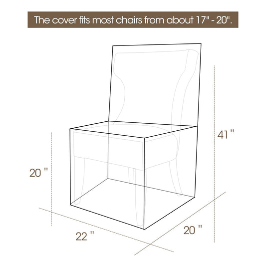 Mardili Plastic Dining Chair Protector(4 Pack)