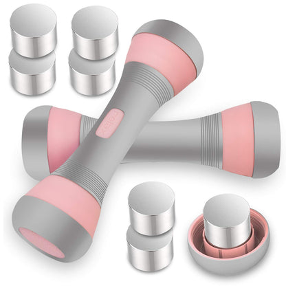 Vazillio Dumbbells Set, Adjustable Weights Dumbbell Set for Men, Women, Fitness, Dumbbells with Non-Slip Rubber Hand