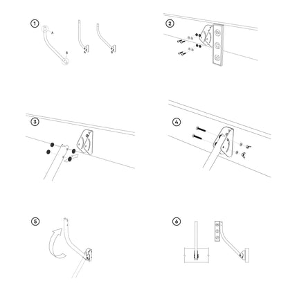 Tempest Universal Mount- Adjustable Outdoor Weather Station Mounting Kit - Easy Installation, Solid Structure, Weather Proof