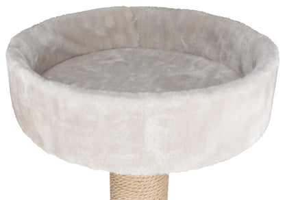 TRIXIE Cat Tree Ivan 32.3 in light grey ? multi-level cat scratching post with cosy lounging areas and robust scratching surfaces, comfortable &