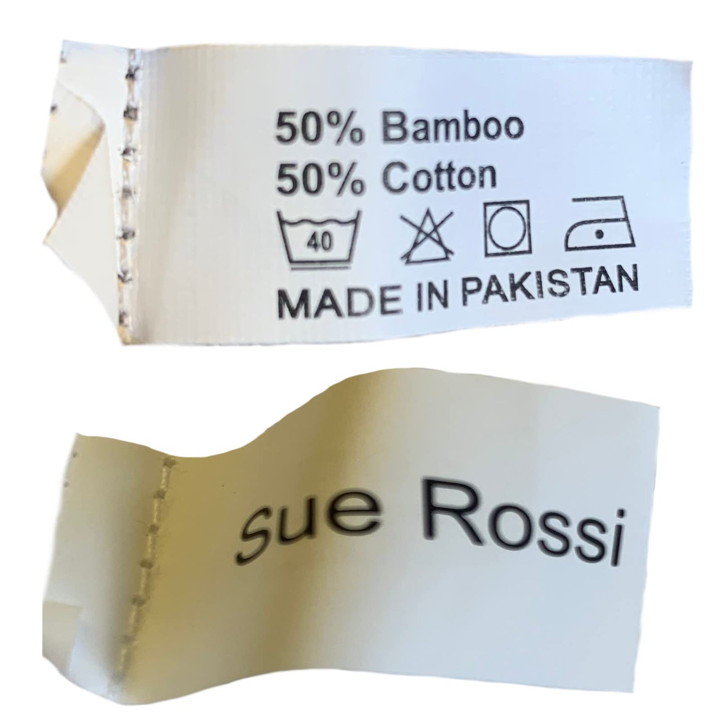 Sue Rossi Ltd Face Cloth Wash Mitt Set 50% Cotton 50% Bamboo 15cm x 22cm Face Flannel Glove Soft Absorbent (Navy Blue 2 Pack)