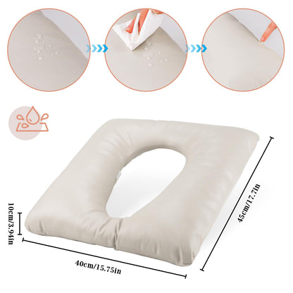 RoamReady Bedside Commode Cushion, Seniors Portable Seat Cushion for Toilet