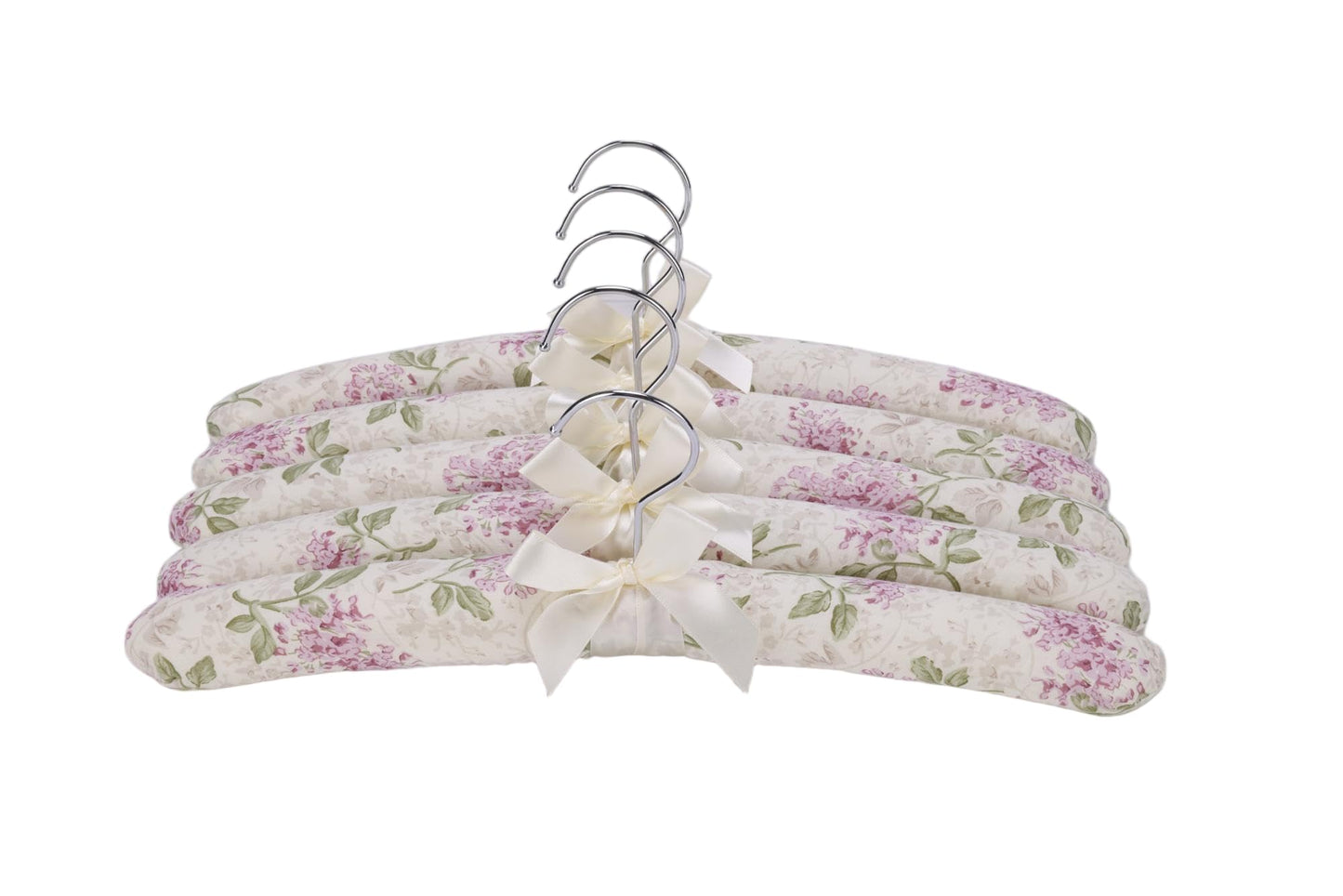 Xiabing Anti-Slip Satin Padded Clothes Hangers with Rotatable Hooks No Shoulder Bump for Women Heavy Sweaters, Coats, Suits (5, Lavender)