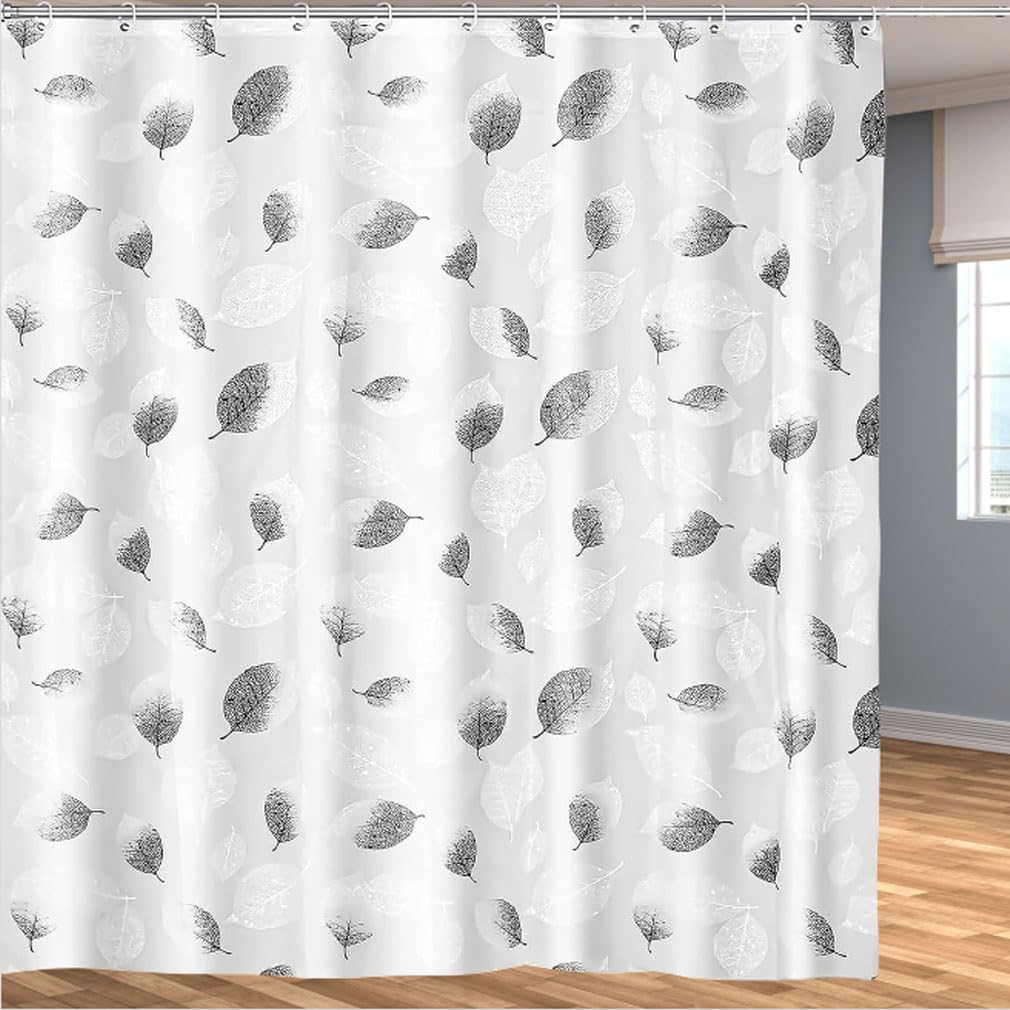 ruitao Shower Curtain for Bathroom, 100% PEVA Waterproof Anti-Mould Proof Resistant | Quick-Drying | Washable Bathroom Curtain