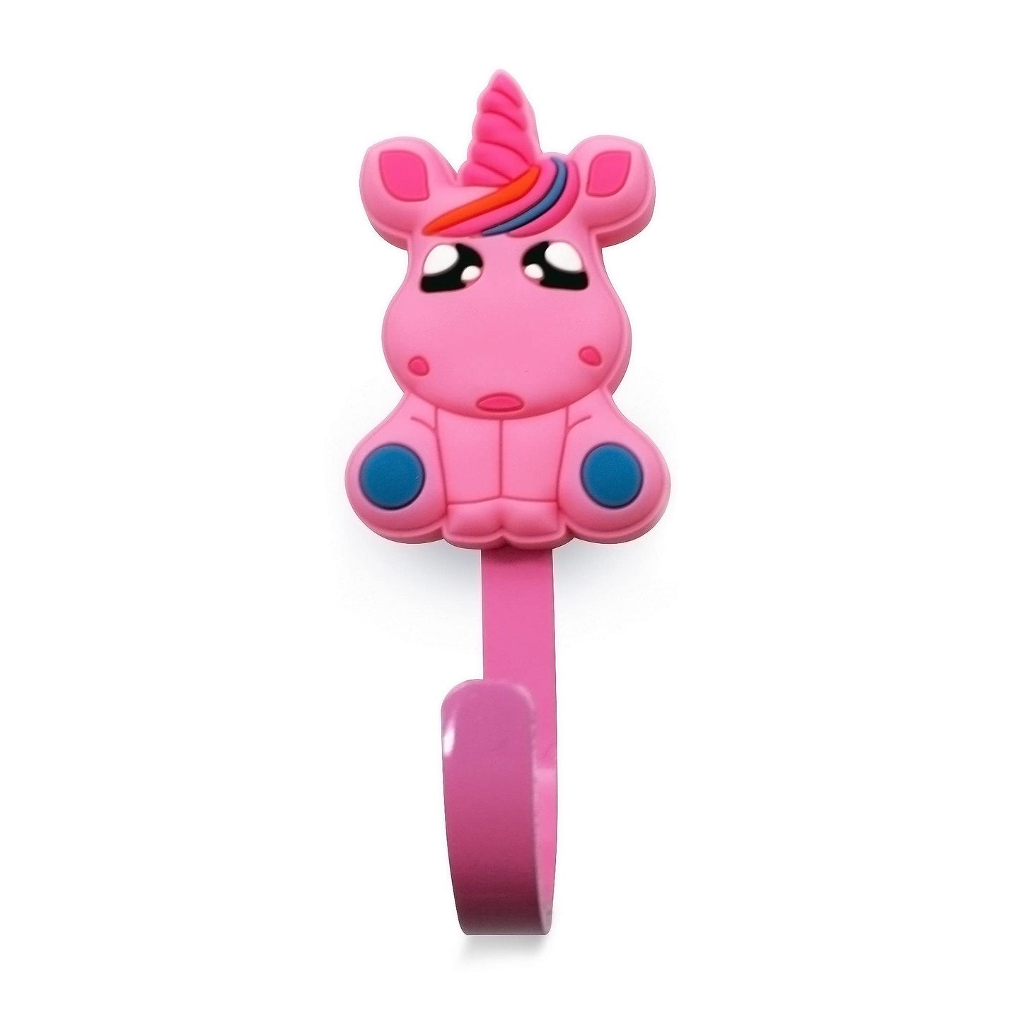 DOJA Barcelona | Pink Unicorn Children's Hanger | 34 x 90 mm | Pack of 4 Children's Clothes | Hangers Children Clothes | Hangers Bedroom Children