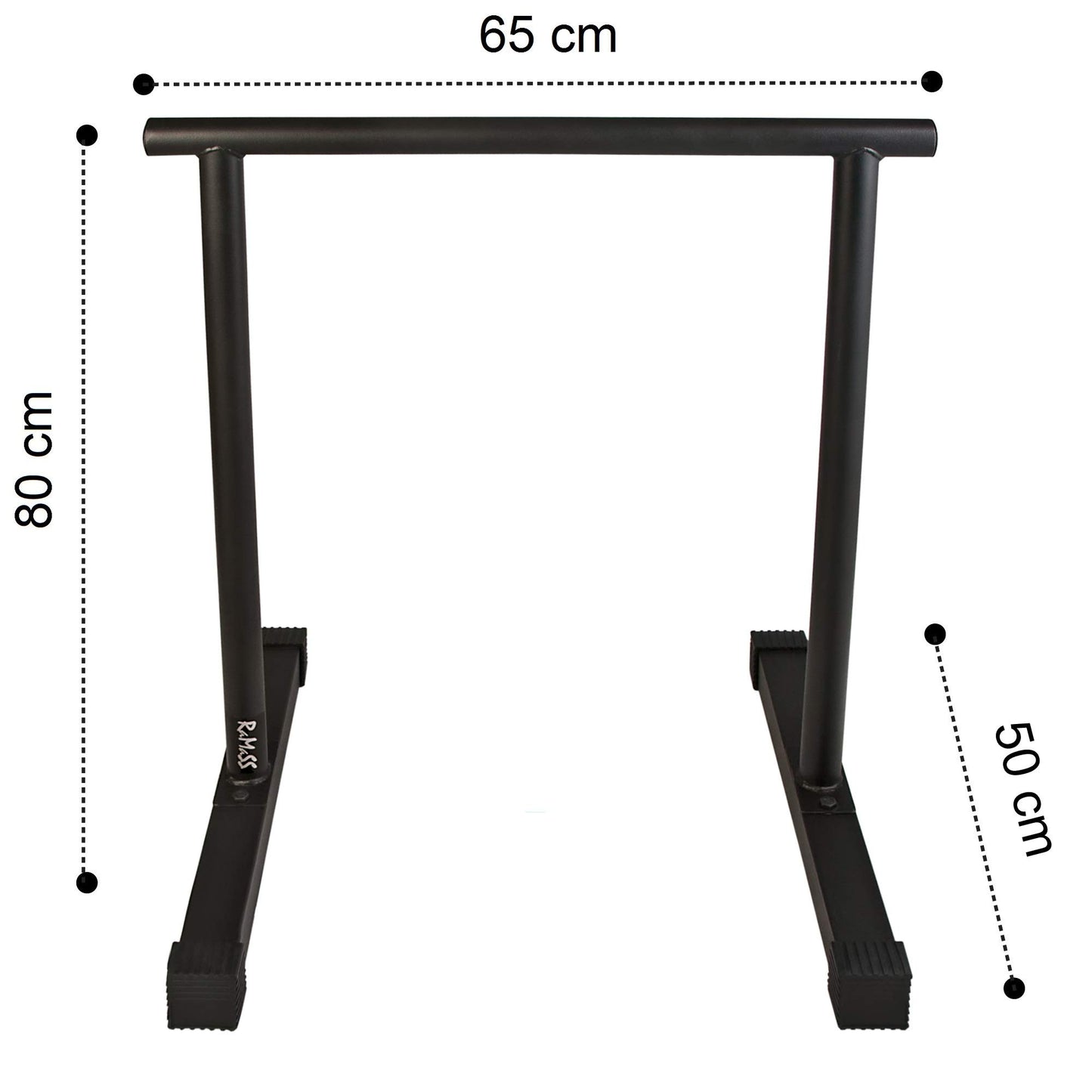 RAMASS Fitness Dip Bars, Tall Parallettes, Dip Station for Strength Training, Calisthenics, Home Gym