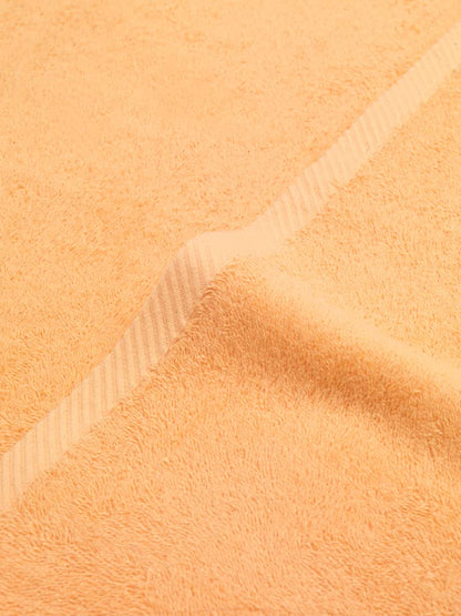 Top Towel - Plus - Large Bath Towels - Bathroom Towels - 2 Hand or Sink Towels - 50 x 100 cm - 100% Cotton - Papaya