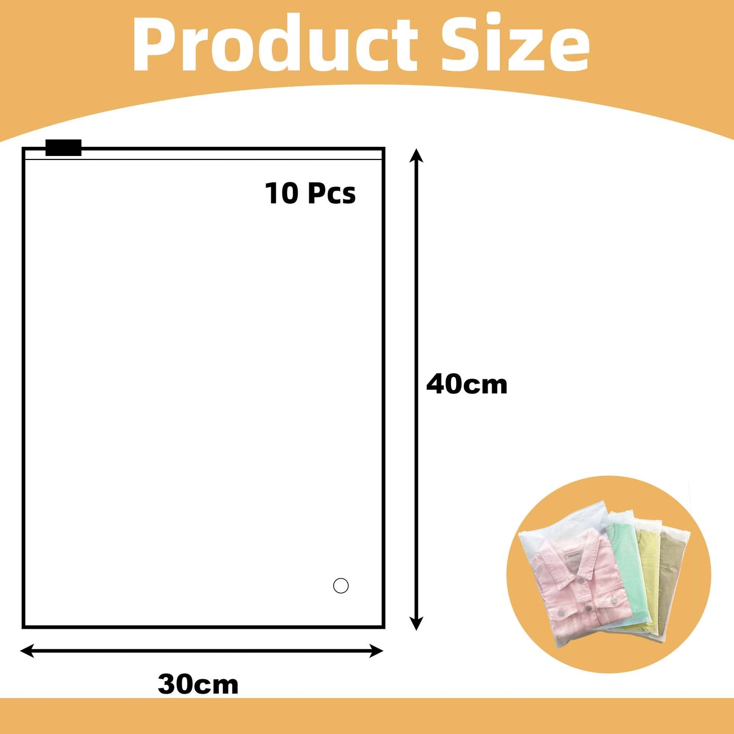 10Pcs Large Travel Storage Bags, Space Saver Ziplock Clothes Bag Frosted Waterproof Packing Luggage for Clothes, Shoes, Toiletries