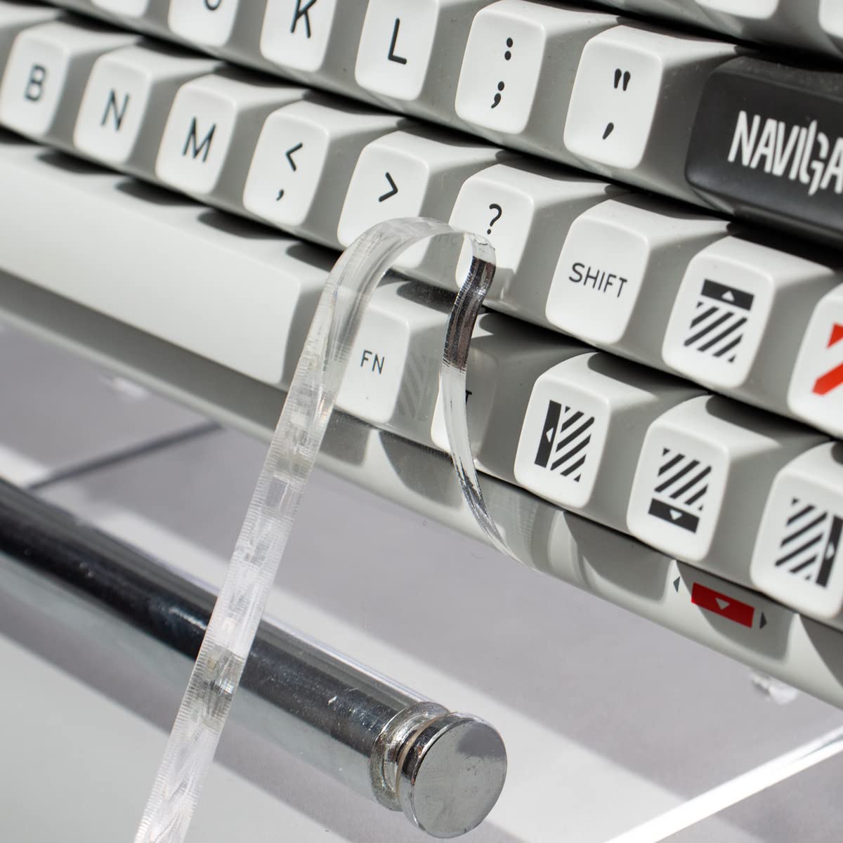 Venit Keys White Keyboard Display Stand, Storage Stand, Keyboard Holder