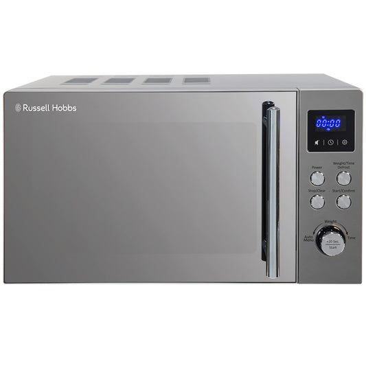 Russell Hobbs RHM2086SS-G Classic 17 Litre Digital Microwave with blue LED Display, Stainless steel
