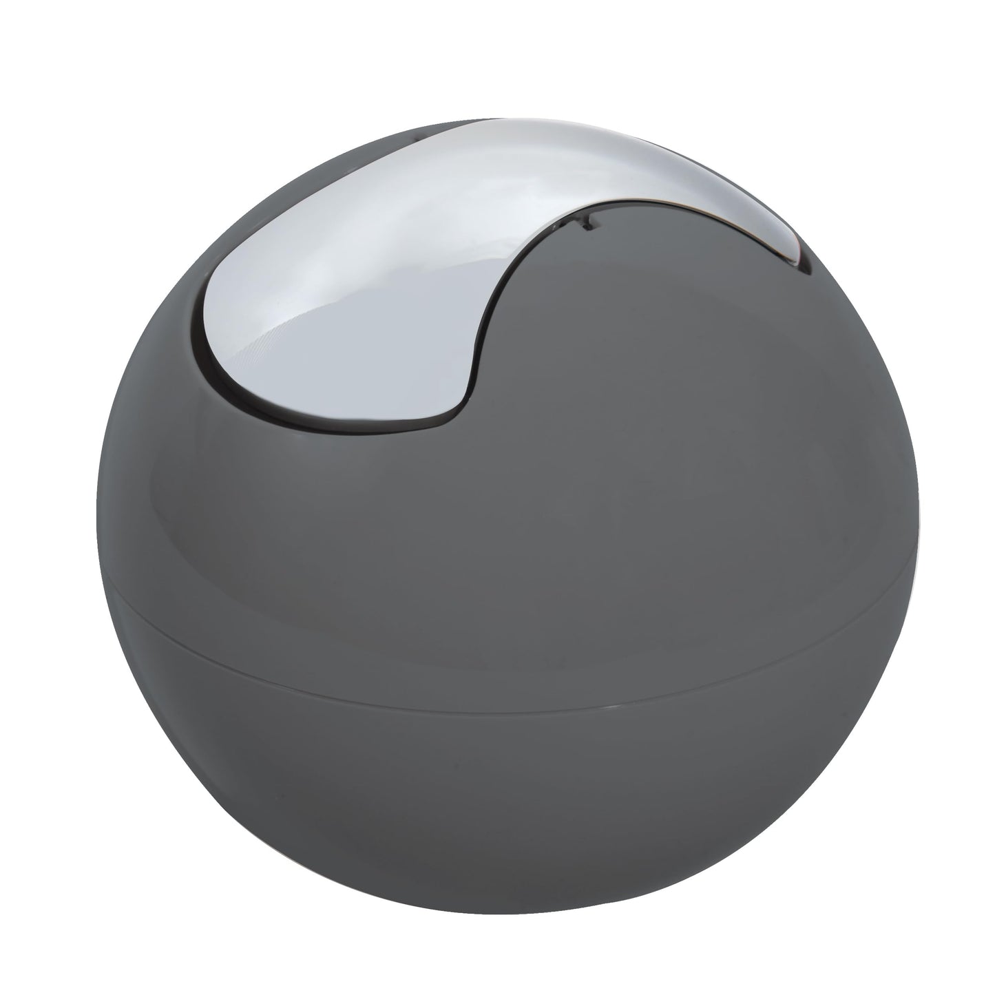 Spirella Bowl Collection Waste Paper Basket Diameter 16 x 14 cm 1 Litre Polystyrene Grey