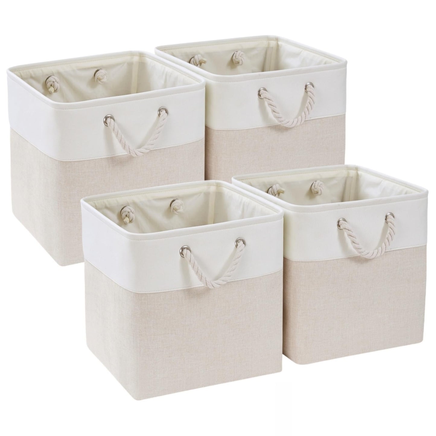 Mangata Fabric Storage Boxes,30x30x30cm Storage basket Cube Storage Unit Organiser for Clothes, Toys,Suitable for Wardrobes