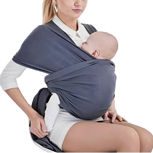 Voarge Baby Carrier Sling for Newborns and Toddlers, Grey (0-16 kg), Unisex, Breastfeeding-friendly design
