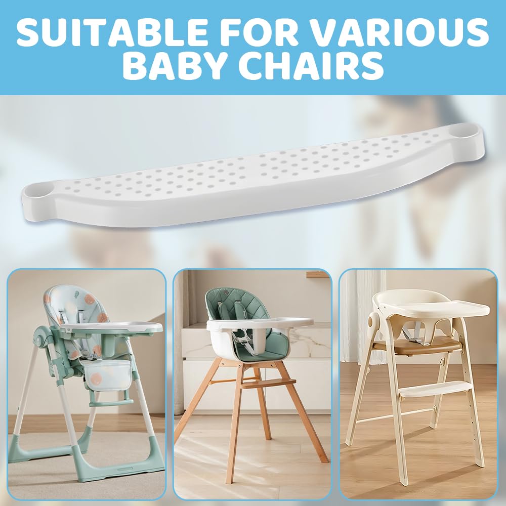 HOVCEH Highchair Footrest, Baby Highchairs Pedal, Portable Foot Rest for Baby, High Chair Foot Rest, Highchair Accessories for Babies and Toddlers