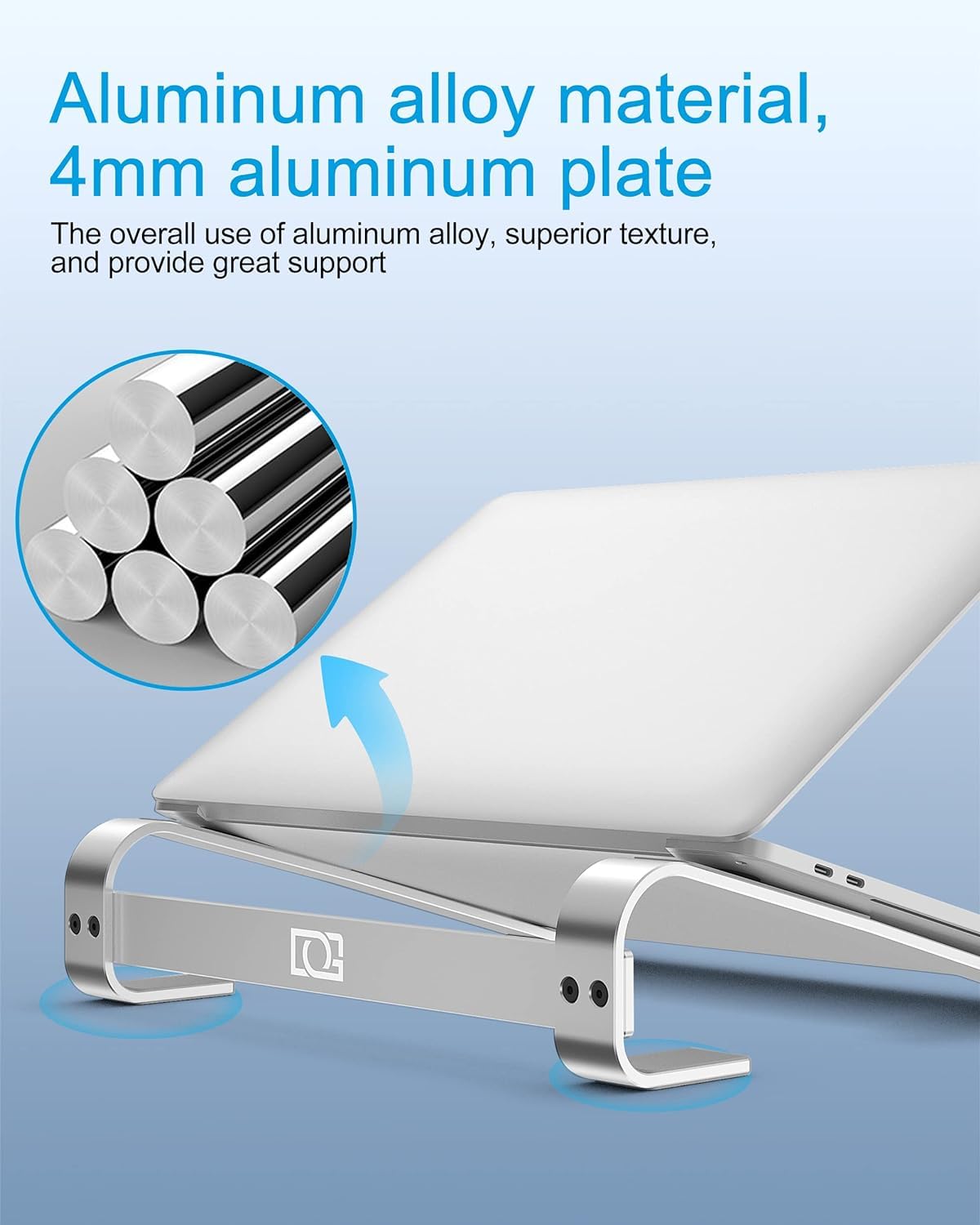 OneCut Laptop Stand, Ergonomic Laptops Riser for Desk - Computer Stands for All 10-18 inch HP, Dell, Lenovo, Microsoft, Macbook