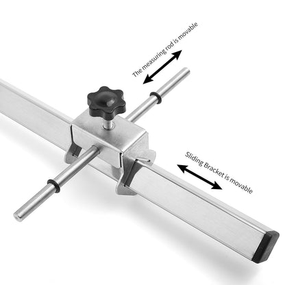 Bicycle Derailleur Hanger Alignment Gauge Tool, Stainless Steel Bike Repair Tool, Straightening Tool for Derailleur Hanger Alignment Gauge