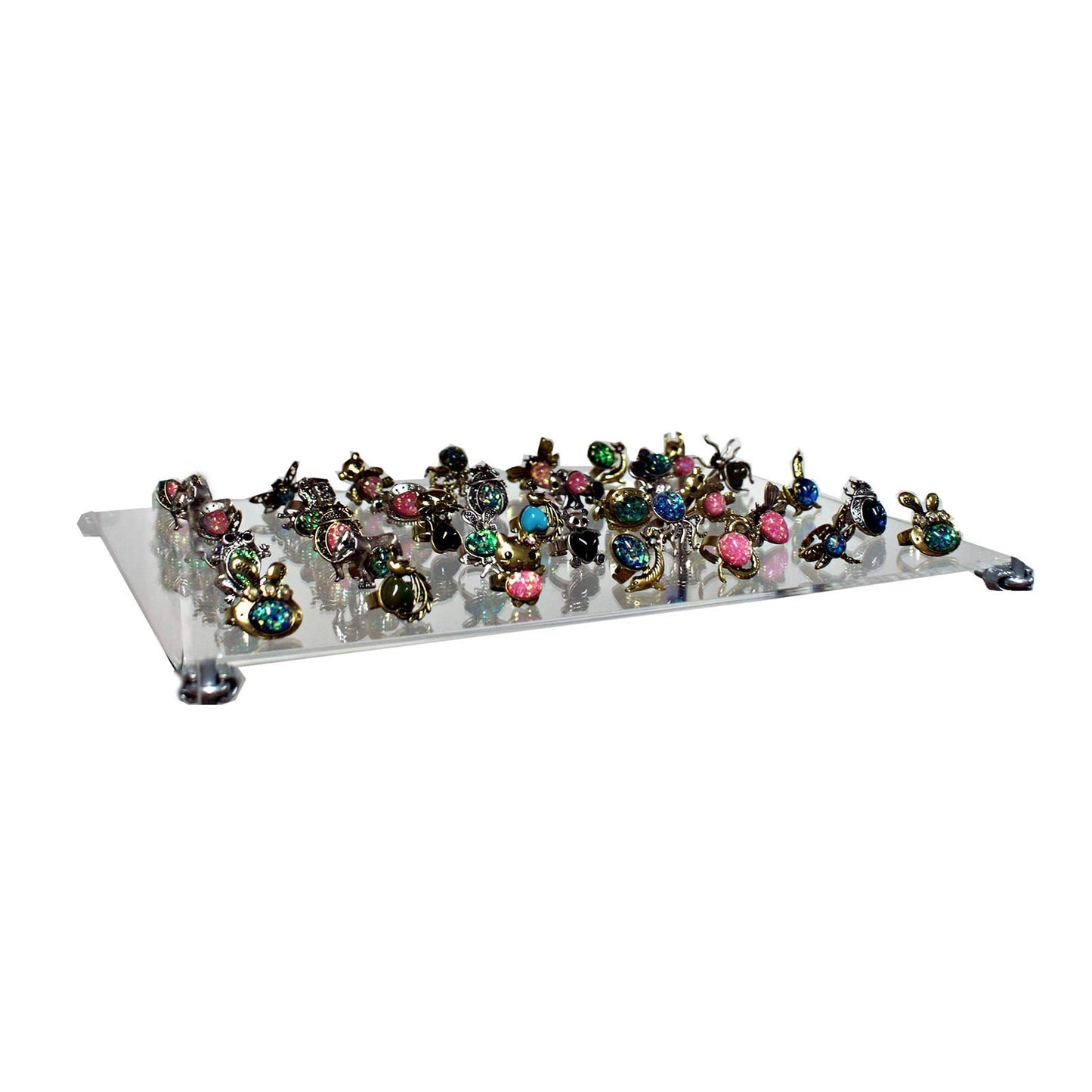Custom Extra Acrylic Shelf & Brackets to Fit I kea De tolf Cabinet (DSA/IK)