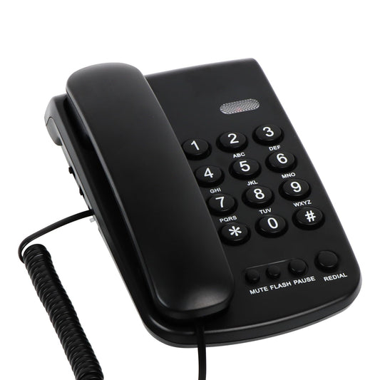 ?Landline Telephone for Home, Basic Model Desktop Phone with One Key Redial, Easy to Operate?