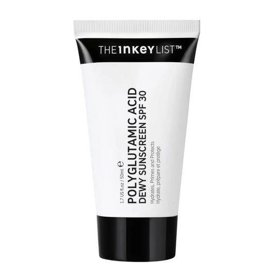 The INKEY List Polyglutamic Acid Dewy Sunscreen SPF 30 50ml, Primes and Protects, Non-Greasy, Vegan Friendly, Suitable For All Skin Types