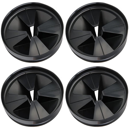 AddLotLot 4 PCS Silicone Garbage Disposal Splash Guard Silicone Waste Disposer Anti Splashing Cover Drain Plugs Cover Sink Baffle Disposal