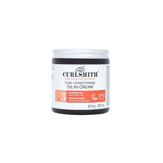 Curlsmith - Curl Conditioning Oil in Cream - Vegan Leave in Conditioner for Curly and Coily Hair (237ml)
