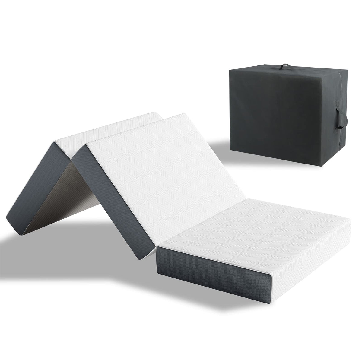 Vesgantti Foldable Mattress 15CM Small Single Folding Memory Foam Mattress