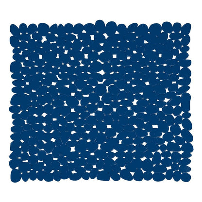 MSV "Pebbles Shower Mat, Dark Blue, 53 x 53 cm