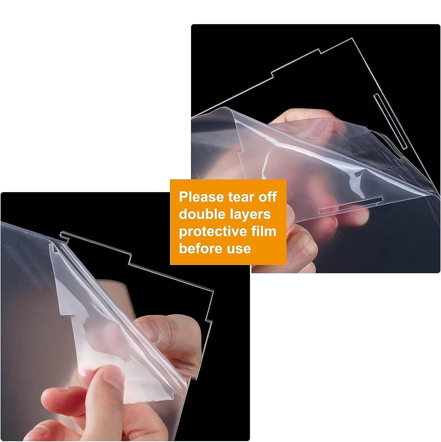 Recogwood Acrylic Display Case, 30 x 10 x 15cm Dustproof Clear Showcase