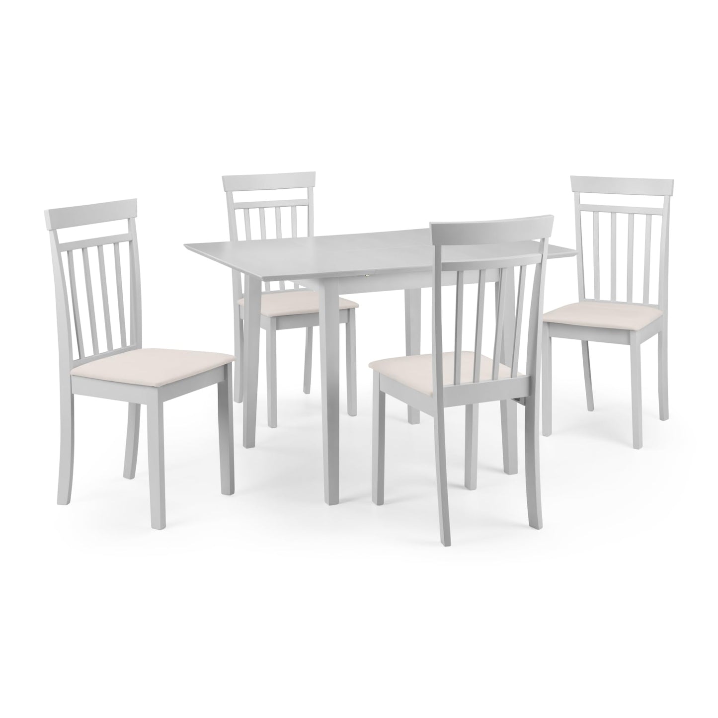 Julian Bowen Rufford Dining Table, Grey for 4 - H75 x W120 x D80cm